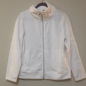Calvin Klein White Fleece Jacket